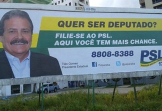 PSL pretende dobrar representação na ALPB em 2018 e lança campanha para atrair candidatos na Paraíba