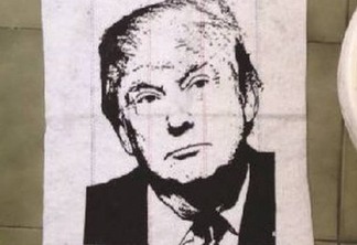 Artista cria pano de chão com rosto de Trump: 'Não pensei que poderia vir alguém pior que o Bush'