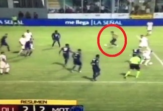 VEJA VÍDEO: torcedor invade campo e faz gol em Honduras