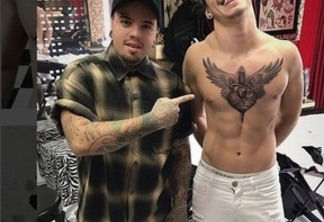 Biel é criticado após fazer tatuagem