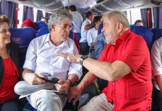 Lula na PB: Ricardo Coutinho alimenta sonho de participar em chapa com ex-presidente