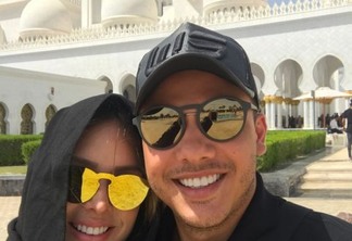 Wesley Safadão posta fotos da lua de mel com a esposa em Abu Dhabi