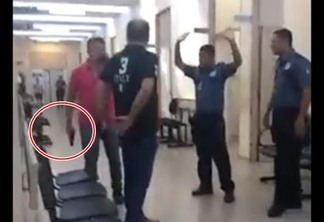 Durante briga em hospital público do DF, PM saca arma contra médico - VEJA VÍDEO