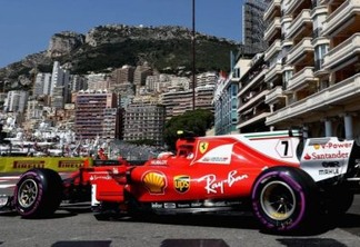 Raikkonen é o pole em Mônaco, e Vettel larga em segundo