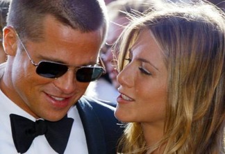 Actor Brad Pitt and his actress wife Jennifer Aniston arrive at the 56th annual Primetime Emmy Awards at the Shrine Auditorium in Los Angeles in this September 19, 2004 file photo. A story posted on Parade magazine's website on September 15, 2011 in which Pitt talks about his life with ex-wife Aniston put the actor in damage control mode, saying his words had been misinterpreted. REUTERS/Kimberly White (UNITED STATES - Tags: ENTERTAINMENT PROFILE SOCIETY)