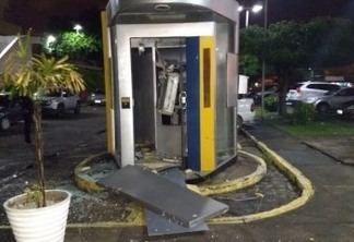 Bandidos explodem caixa eletrônico no Hospital de Trauma de João Pessoa