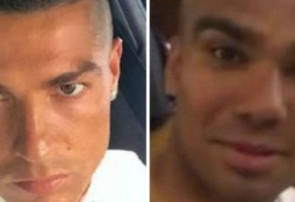 Cristiano Ronaldo e Casemiro pagam aposta e raspam cabeça