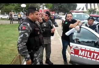 Confusão no Fórum de Souza termina em prisão de agentes penitenciários por promotor - VEJA VÍDEO