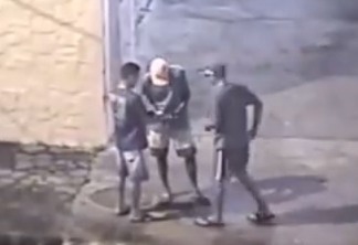 Câmeras flagram trio executando funcionário público no bairro de Mandacaru