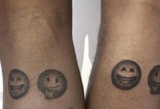 Neymar faz tatuagem de 'emojis' antes de se apresentar ao Barcelona
