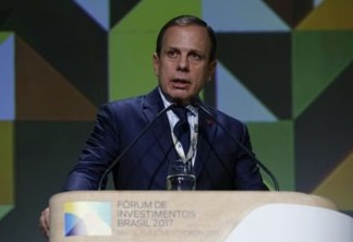 São Paulo - O prefeito de São Paulo, João Dória, fala na abertura oficial do Fórum de Investimentos Brasil 2017.(Marcos Corrêa/PR)