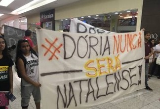 NATAL/RN 16/08/2017 POLÍTICA / JOÃO DORIA - O Prefeito do município de São Paulo, João Dória Jr., é alvo de protestos em passagem por Natal. Crédito: Ricardo Araújo/ESTADÃO