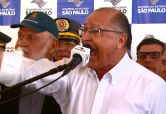 Alckmin discute com deputado federal em evento