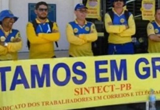 Funcionários dos Correios entram em greve a partir desta segunda-feira