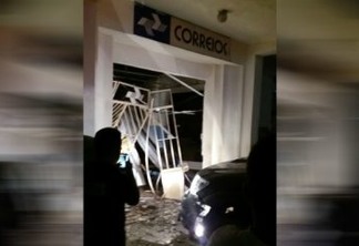 Bandidos explodem agência dos Correios da cidade de Soledade