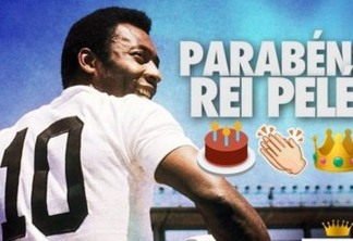 Ao completar 77 anos, Pelé ganha parabéns do Santos: 'Nosso rei'