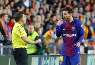 'Gol fantasma' de Messi domina manchetes espanholas após empate com Valencia