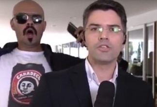 VEJA VÍDEO: Homem invade ao vivo da Rede Globo e grita 'Globo lixo'