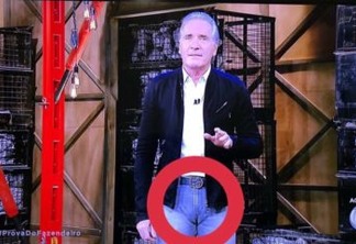 A FAZENDA: Roberto Justus usa calça justa e internautas não economizam na piada
