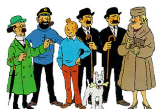 Desenho raro de Tintin é leiloado por quase 500 mil euros