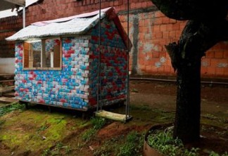 Brasilia(DF), 13/12/2017 - Wanda teve cobrado área de iptu sobre casa de brincar feita de caixas de leite
 - Foto: Michael Melo/Metrópoles