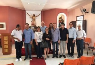 BASTIDORES: Cartaxo e Manoel Jr se reúnem com Aguinaldo Ribeiro par discutir cenário político
