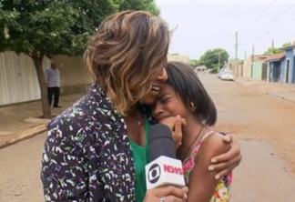 VEJA VÍDEO: Gloria Maria se emociona com pequena repórter que bombou na web
