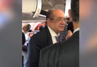 VEJA VÍDEO: Ministro Gilmar Mendes é hostilizado em voo
