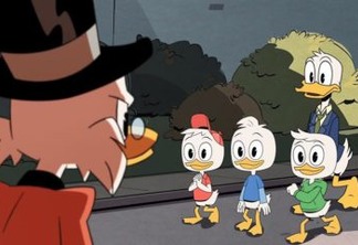 DUCKTALES - Disney XD has ordered a second season of the all-new animated comedy series "DuckTales" ahead of its highly anticipated summer premiere. The series stars David Tennant as Scrooge McDuck; Danny Pudi, Ben Schwartz and Bobby Moynihan as the voices of Huey, Dewey and Louie, respectively; Kate Micucci as Webby Vanderquack; Beck Bennett as Launchpad McQuack and Toks Olagundoye as Mrs. Beakley, and will follow the epic family of ducks on their high-flying adventures around the world. (Disney XD)
SCROOGE MCDUCK, HUEY, DEWEY, LOUIE, DONALD DUCK