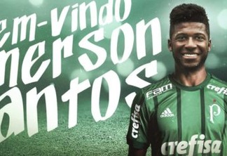 Palmeiras anuncia contratação do zagueiro Emerson Santos