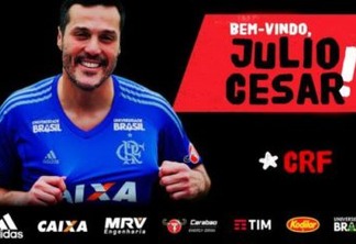 Flamengo acerta a contratação do goleiro Julio Cesar