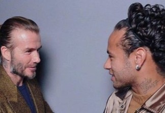 Neymar publica foto com Beckham e é alvo de piadas