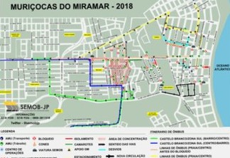 FOLIA DE RUA: Muriçocas do Miramar modifica trânsito em João Pessoa