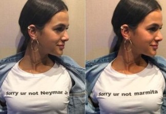 Bruna Marquezine estampa camisa com declaração a Neymar e gera memes na web