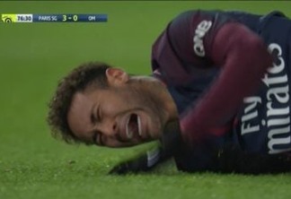 Após lesão no tornozelo, Neymar publica foto e avisa: "Terminou por hoje"