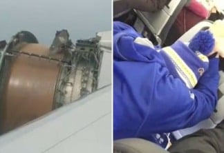 VEJA VÍDEO: Turbina de avião se desintegra durante o voo