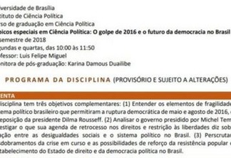 DEBATE QUENTE: Disciplina sobre 'golpe' gera discussão entre Dilma e ministro da Educação
