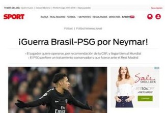 Jornal espanhol diz que CBF e PSG travam ‘guerra’ por Neymar