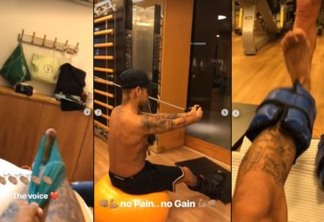 Neymar mostra tratamento após cirurgia e diz estar com saudades de jogar futebol