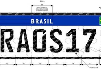 Veículos do Brasil terão de trocar suas placas para seguir o padrão Mercosul