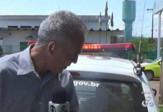 VEJA VÍDEO: Repórter da Globo é atingido por viatura da PM ao vivo