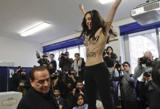 VEJA VÍDEO: Ativista faz topless durante protesto