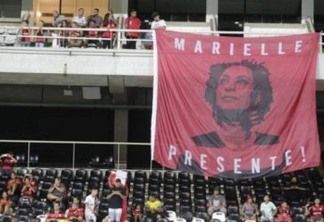 Marielle Franco é homenageada em jogo do Flamengo