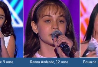 A PARAÍBA NA TORCIDA: Três paraibanas disputam a semifinal do The Voice Kids