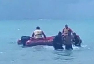 Guarda Civil de Cabedelo e Corpo de Bombeiros prendem assaltante que tentava fugir pelo mar - VEJA VÍDEO
