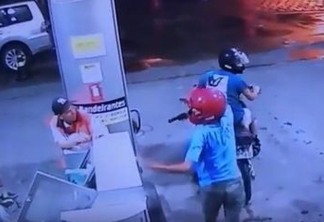 VEJA VÍDEO: Câmeras de segurança registram assalto a posto de combustível em João Pessoa
