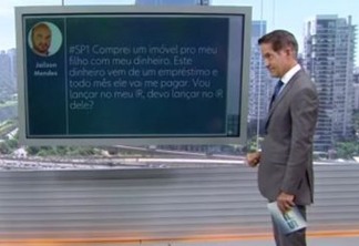 VEJA VÍDEO: Apresentador cai em pegadinha de meme pornô ao vivo em jornal da Globo