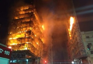 VEJA VÍDEO: Prédio de 26 andares em chamas desaba no centro de São Paulo