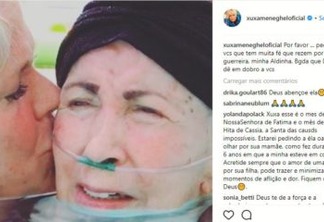Mãe da apresentadora Xuxa, Dona Alda morre aos 81 anos
