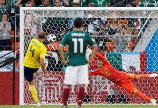 Suécia vence o México, e derrota alemã classifica os dois para as oitavas